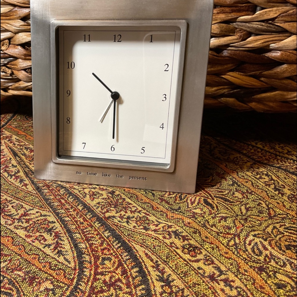 Pottery Barn Sentiment Clock